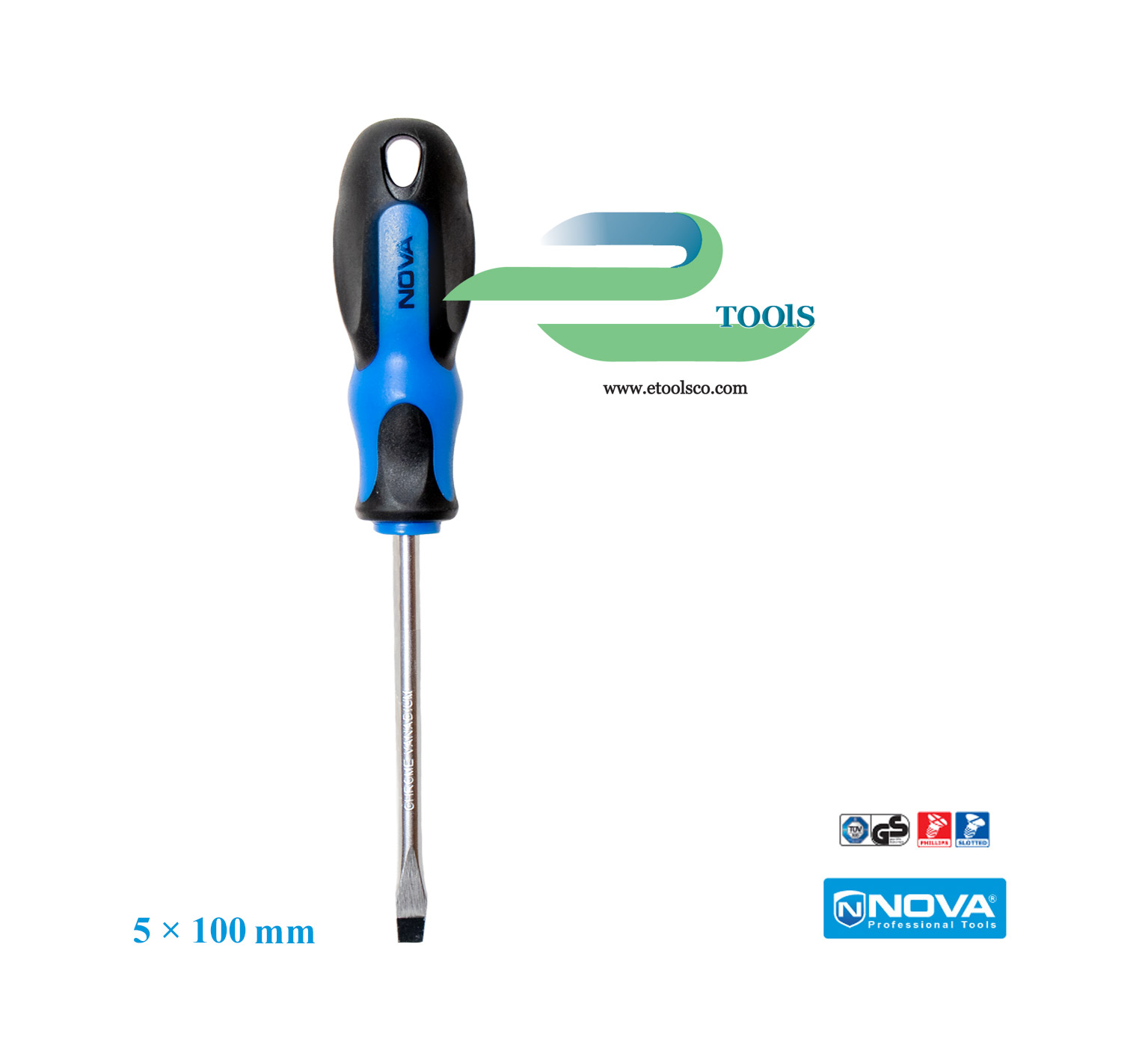 پیچ گوشتی دوسو نووا 100×5 mm